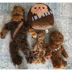 Disney Star Wars Chewbacca Plush Toy Stuffed Animal Bundle
